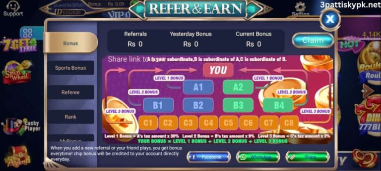 Teen Patti Sky Agent Bonus