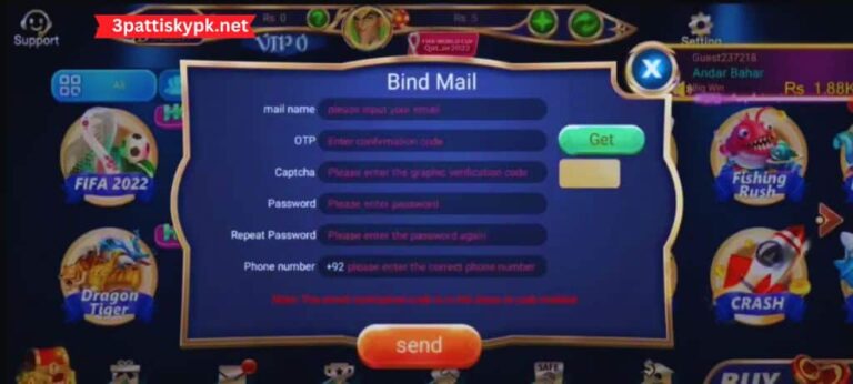 3 Patti Sky APK Signup